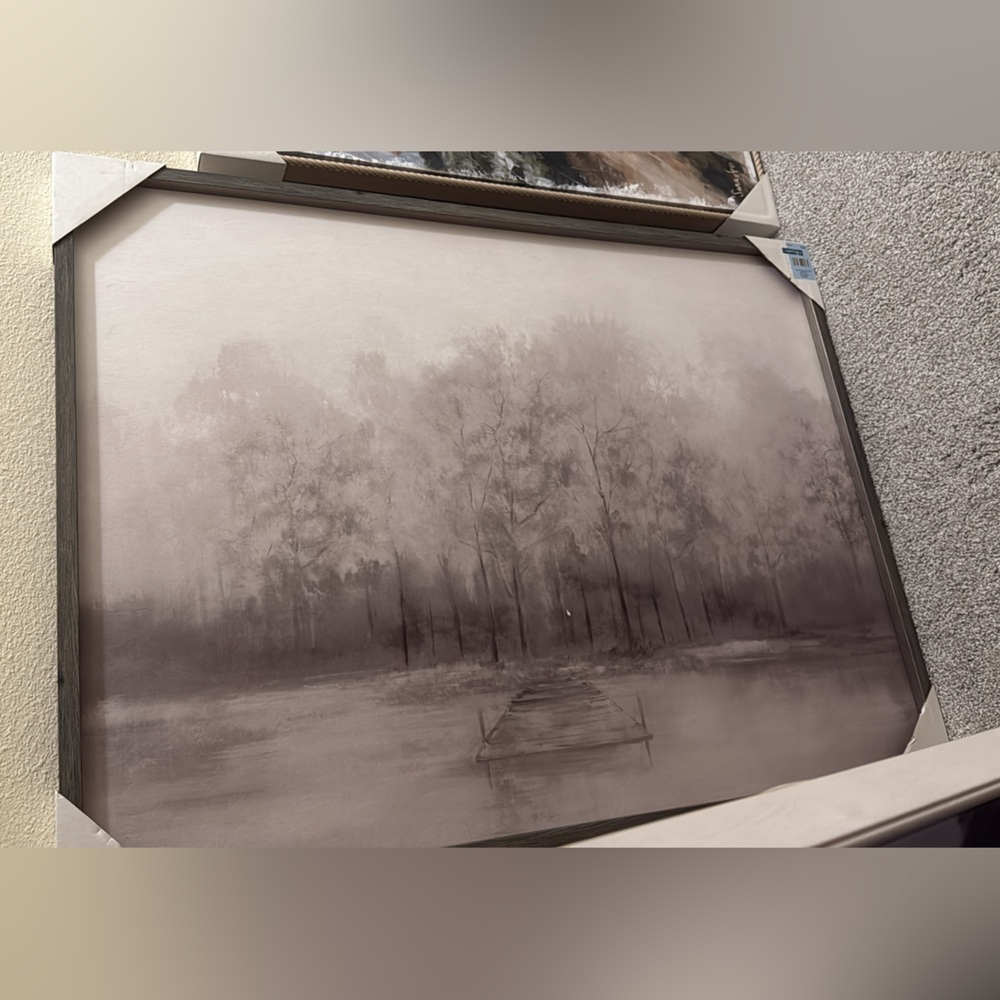 The Spring Shop Blue Canvas Art